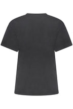 Napapijri Damen Kurzarm-T-Shirt Schwarz