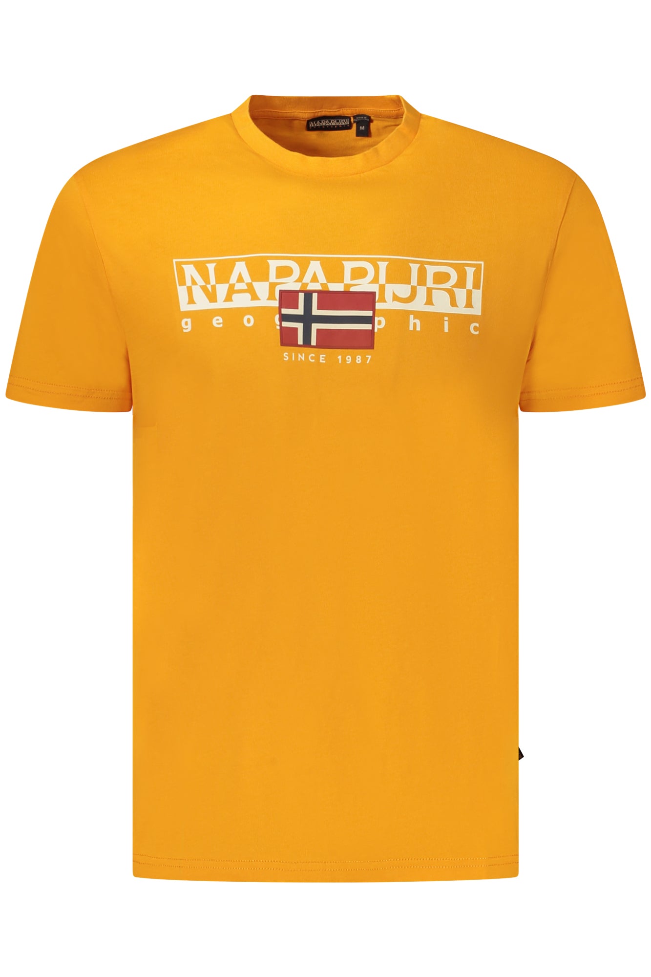 Napapijri Herren Kurzarm-T-Shirt Orange