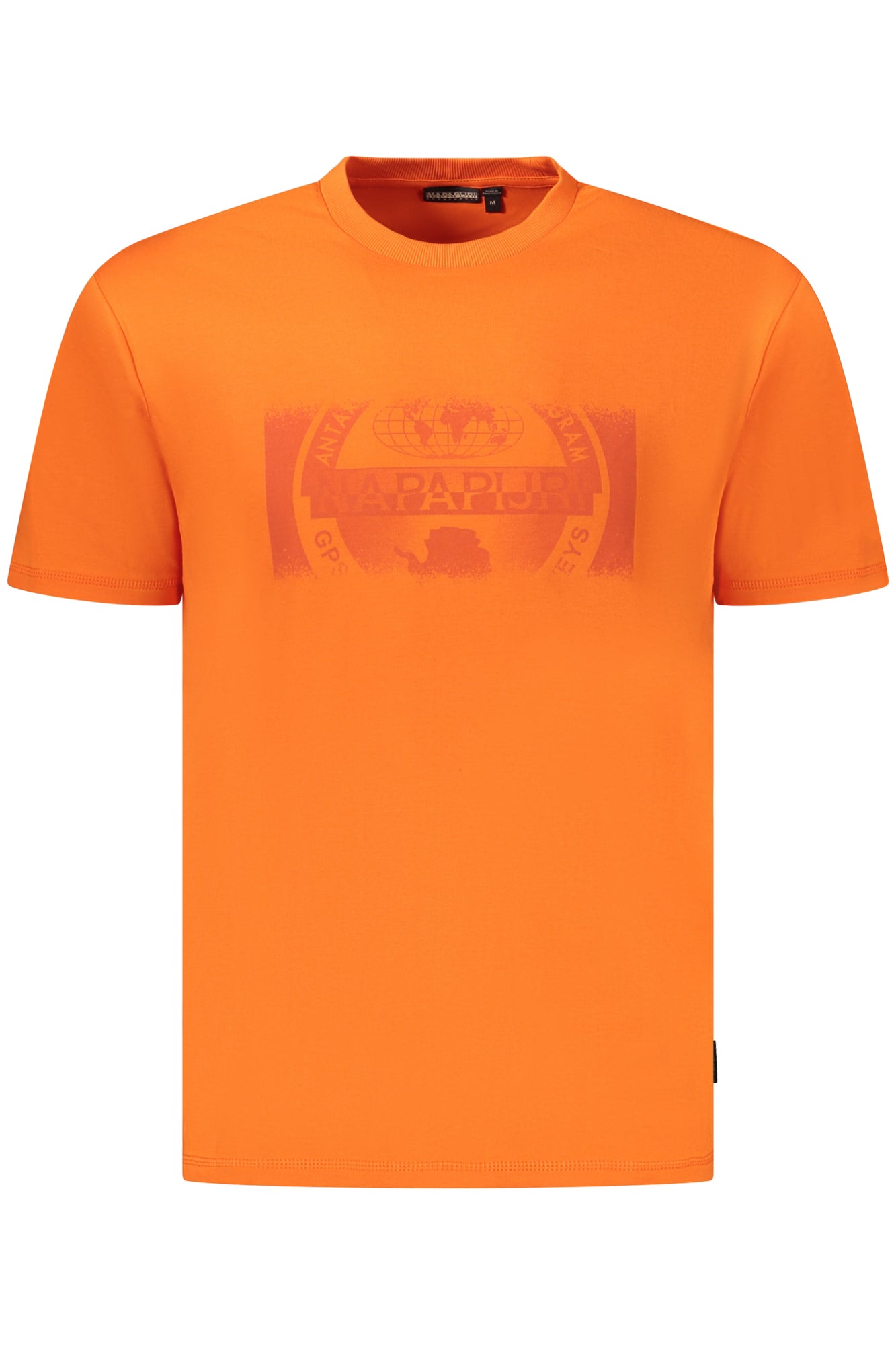 Napapijri Herren Kurzarm-T-Shirt Orange