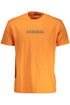 NAPAPIJRI MAN ORANGE KURZARM T-SHIRT