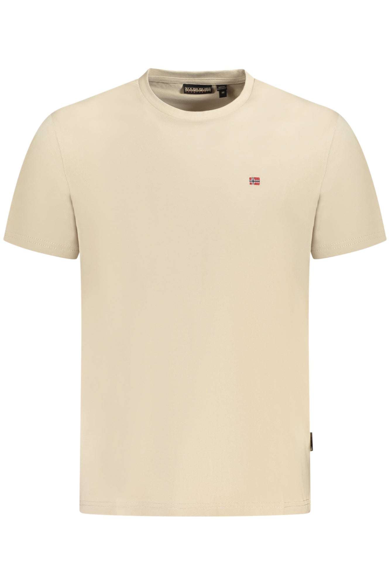 NAPAPIJRI KURZARM-T-SHIRT HERREN BEIGE