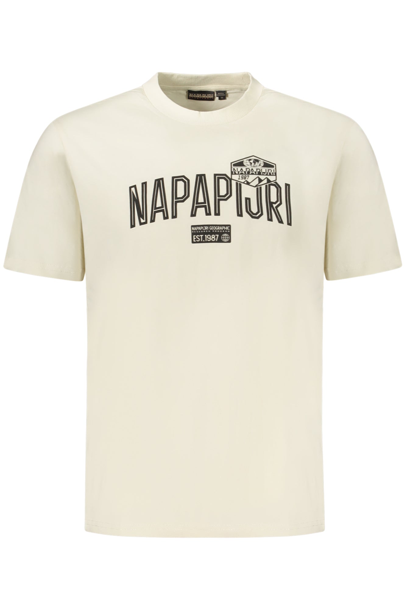Napapijri Herren-Kurzarm-T-Shirt, Beige Beige Hauptbild