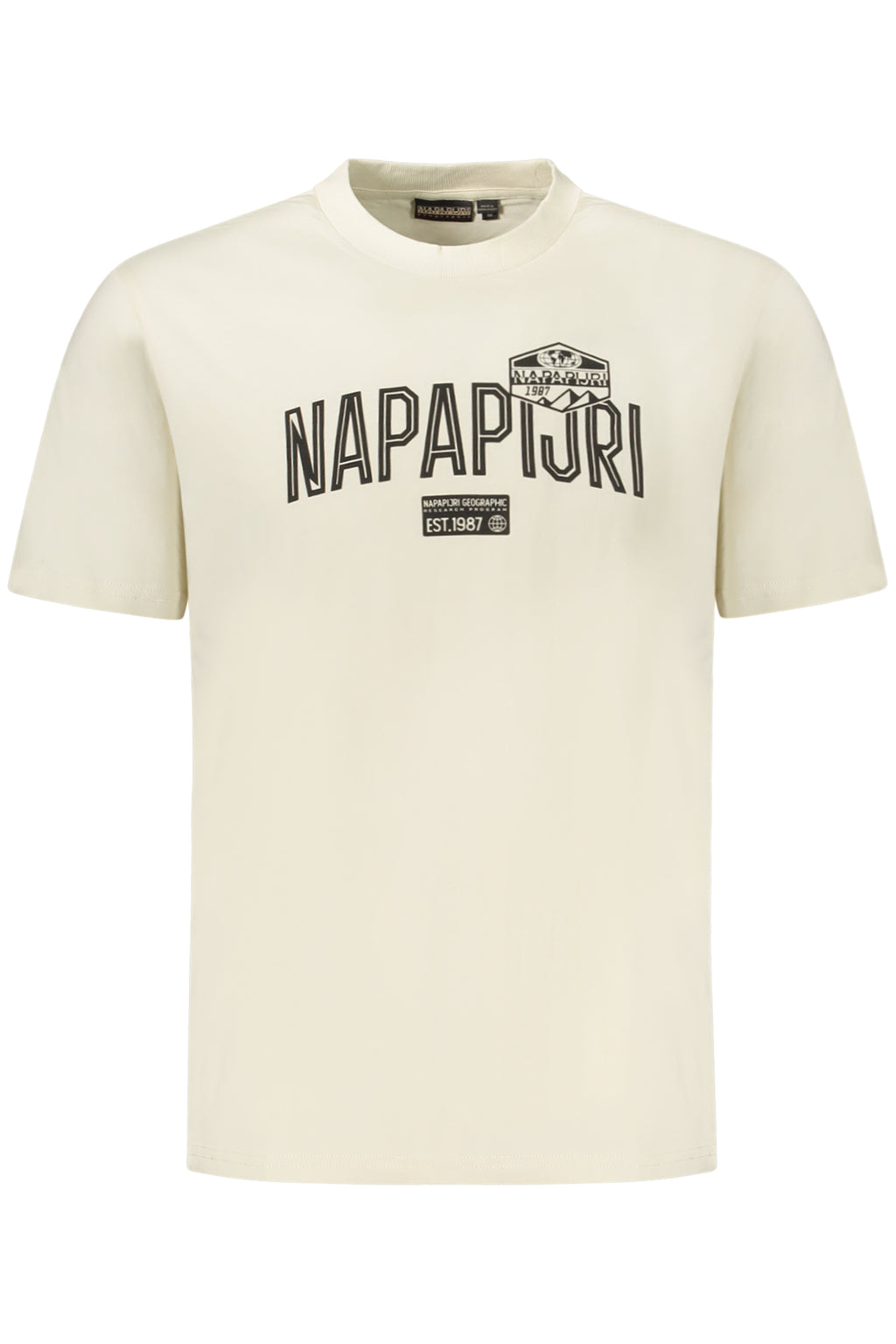 NAPAPIJRI HERREN-KURZARM-T-SHIRT, BEIGE