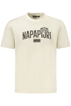 NAPAPIJRI HERREN-KURZARM-T-SHIRT, BEIGE