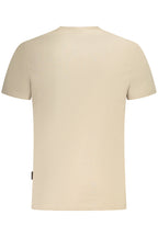 NAPAPIJRI KURZARM-T-SHIRT HERREN BEIGE