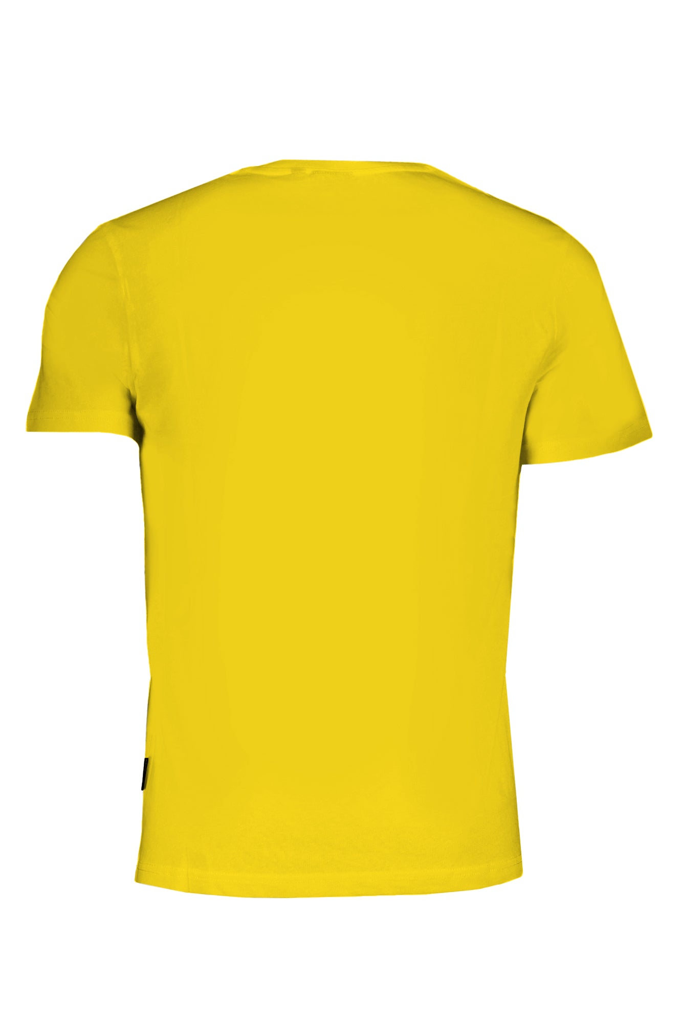 NAPAPIJRI Herren T-Shirt Grau – Kurzärmlig aus 100% Bio-Baumwolle Gelb