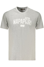 Napapijri Herren Kurzarm-T-Shirt Grau