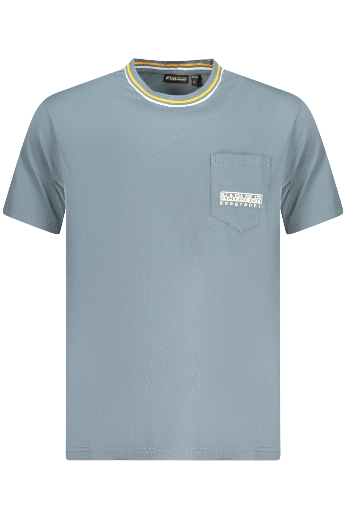 Napapijri Kurzarm-T-Shirt Herren Blau Grau