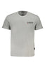 NAPAPIJRI Herren T-Shirt Grau – Kurzärmlig aus 100% Bio-Baumwolle Grau
