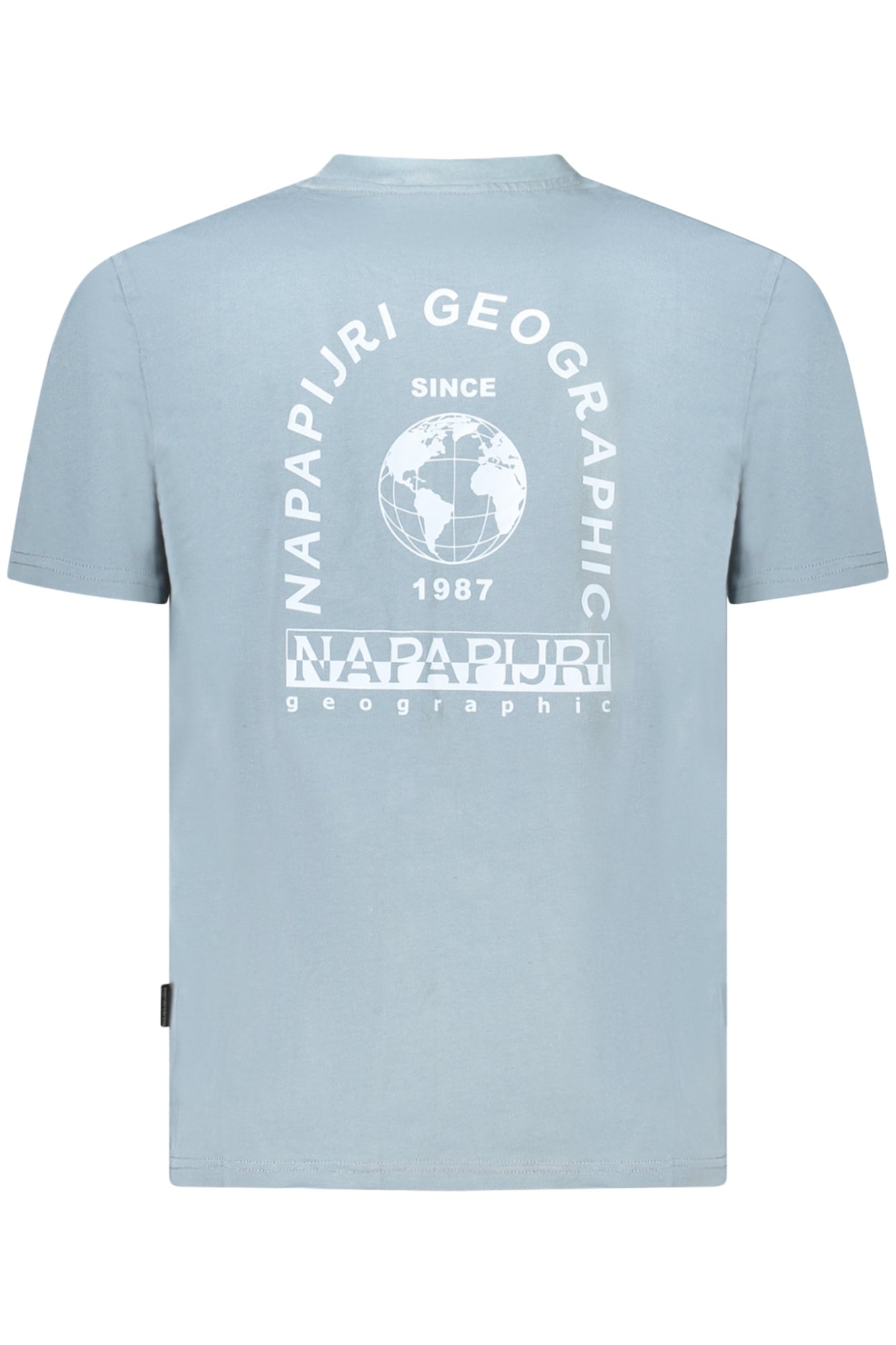Napapijri Kurzarm-T-Shirt Herren Weiss Grau