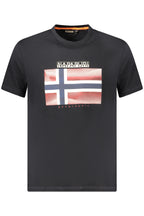 NAPAPIJRI KURZARM-T-SHIRT HERREN SCHWARZ