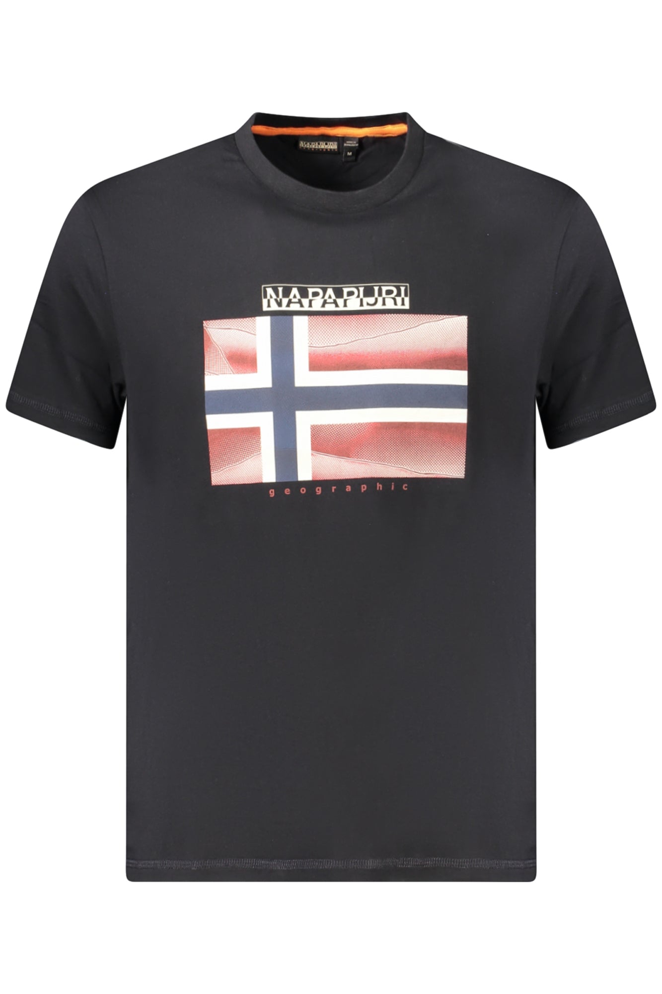 NAPAPIJRI Herren T-Shirt – Kurzarm, aus Baumwolle | T-Shirts Schwarz