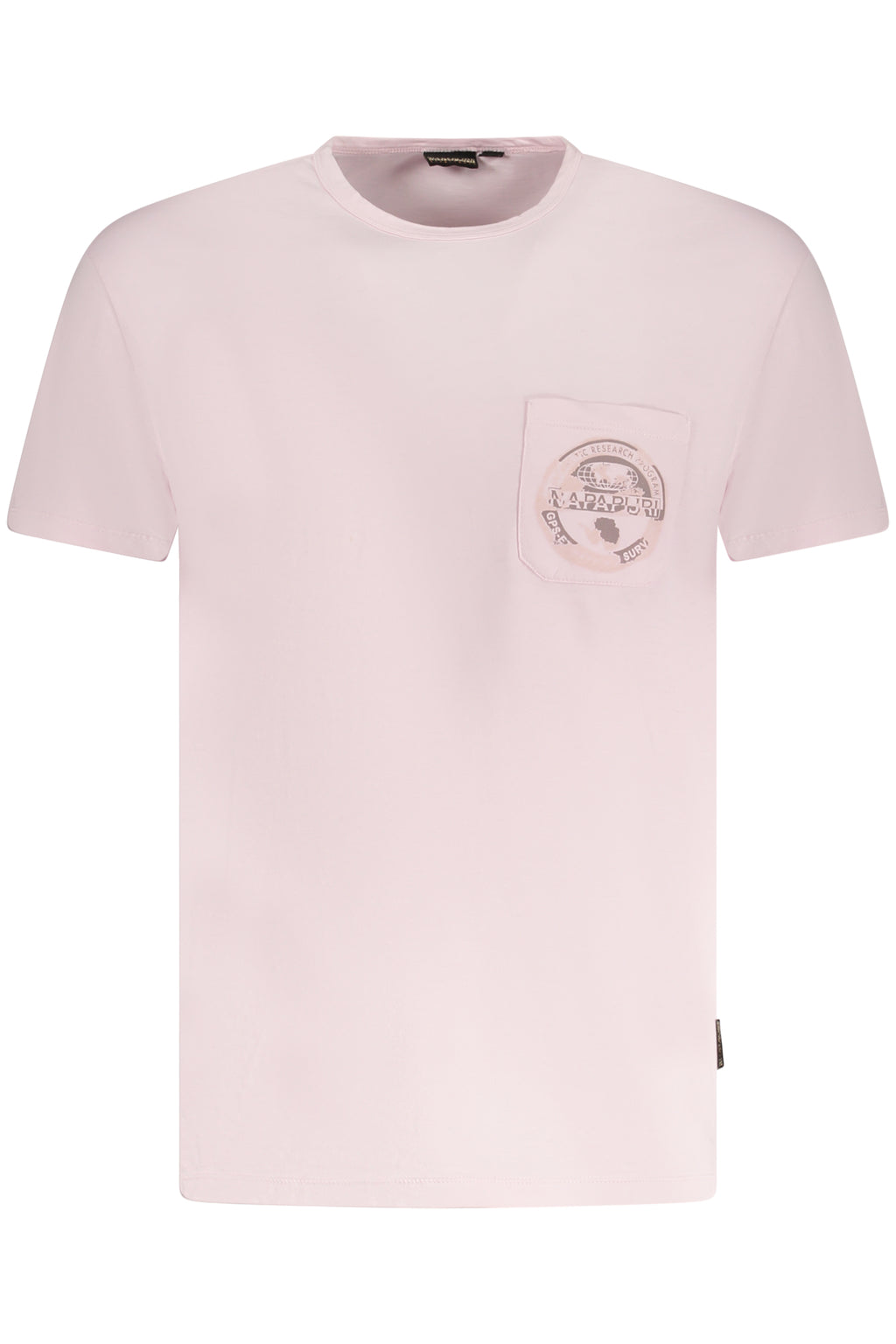 Napapijri Herren Kurzarm-T-Shirt Rosa
