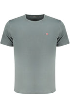 NAPAPIJRI GRÜNES KURZARM-T-SHIRT FÜR HERREN