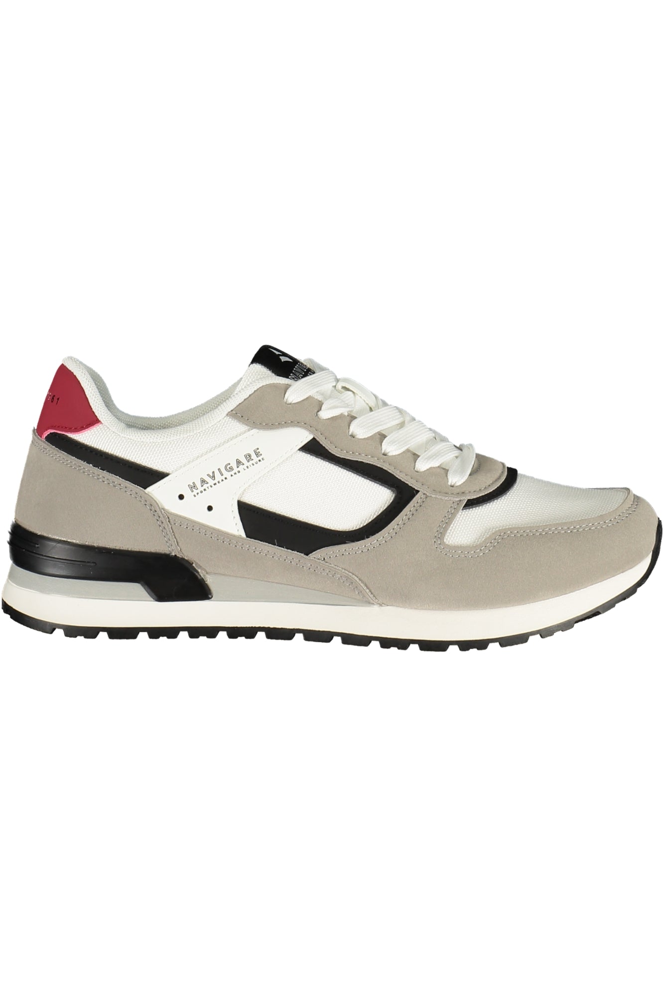 NAVIGARE Herren Sneaker – Sportschuh mit Schnürsenkeln Weiß