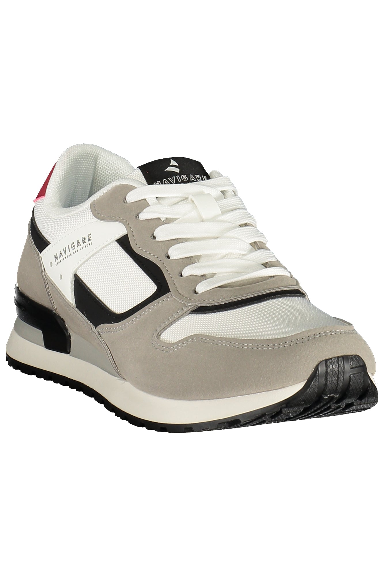 NAVIGARE Herren Sneaker – Sportschuh mit Schnürsenkeln Weiß