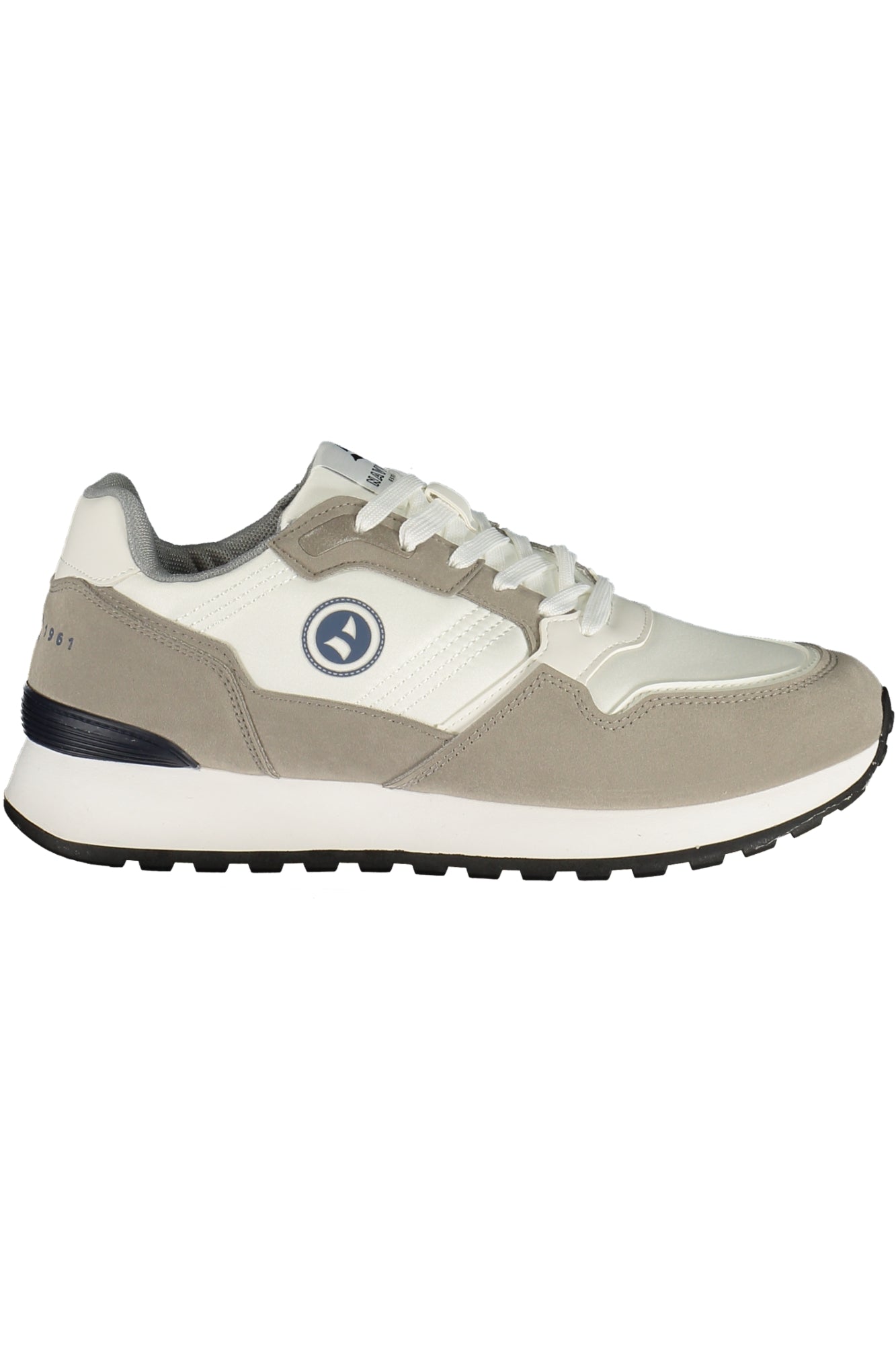 NAVIGARE Herren Sneaker – Sportschuh mit Schnürsenkeln Grau