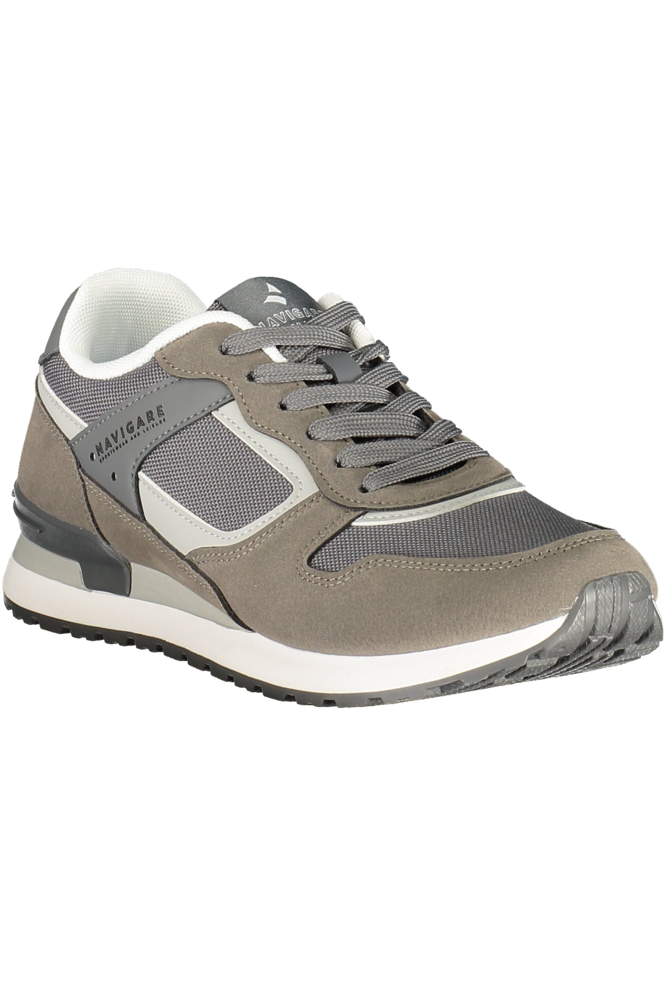 NAVIGARE Herren Sneaker – Sportschuh mit Schnürsenkeln Grau