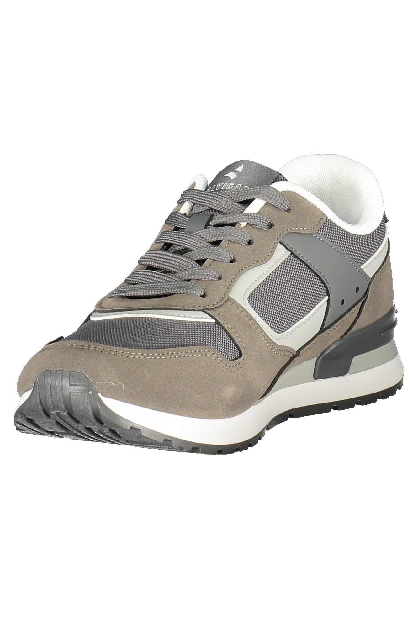 NAVIGARE Herren Sneaker – Sportschuh mit Schnürsenkeln Grau