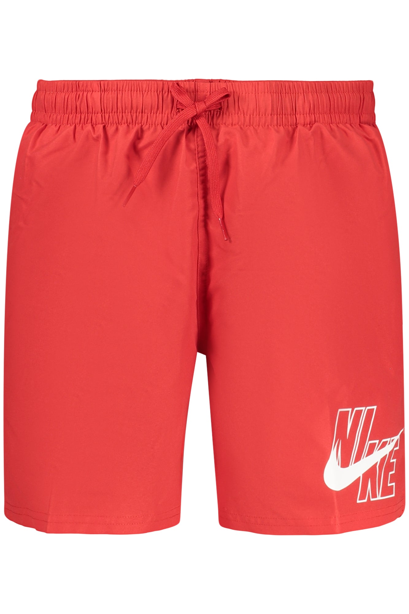 NIKE Herren Bademode – mit elastischem Bund, mit Taschen Rot