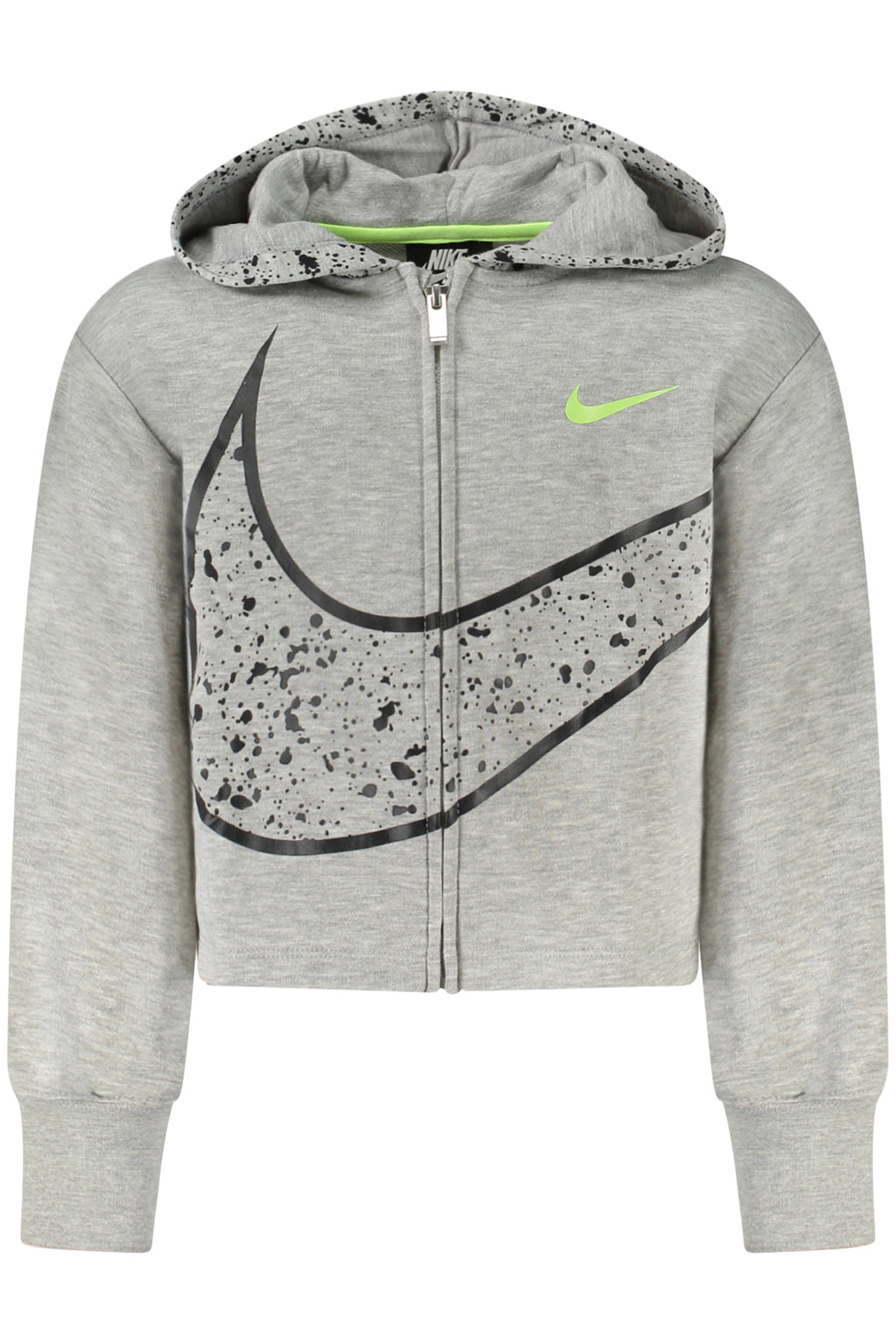NIKE SWEATSHIRT MIT REISSVERSCHLUSS FÜR MÄDCHEN, GRAU