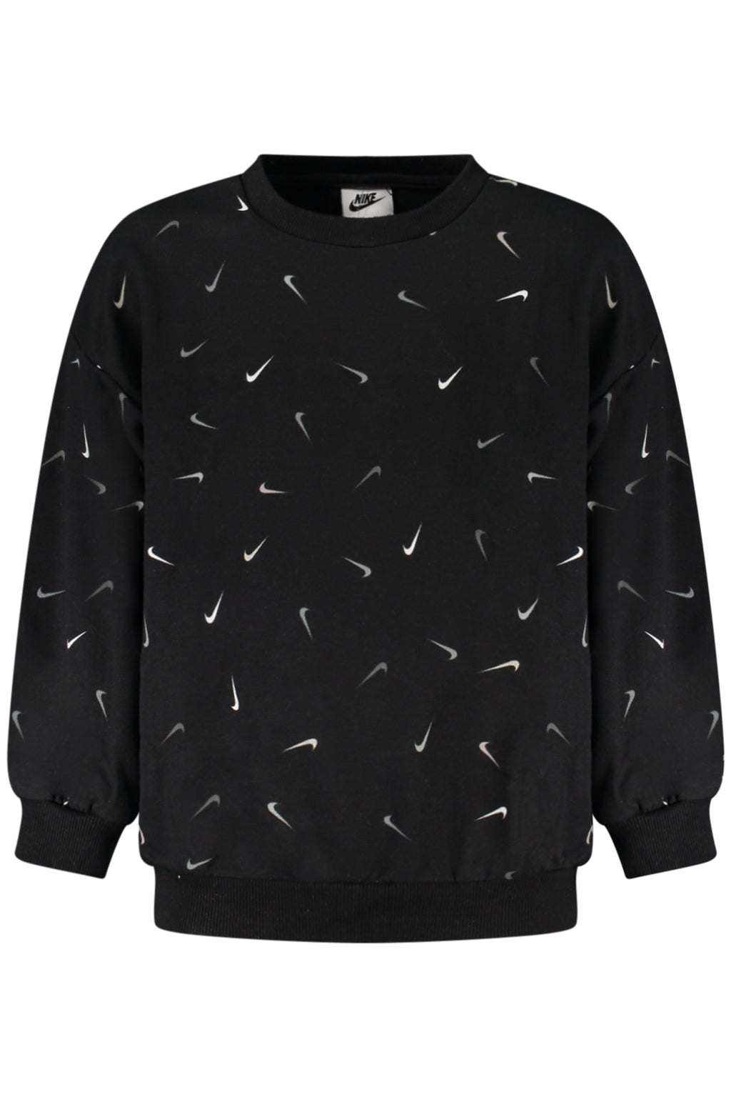 NIKE SCHWARZES KINDER-SWEATSHIRT MIT REISSVERSCHLUSS