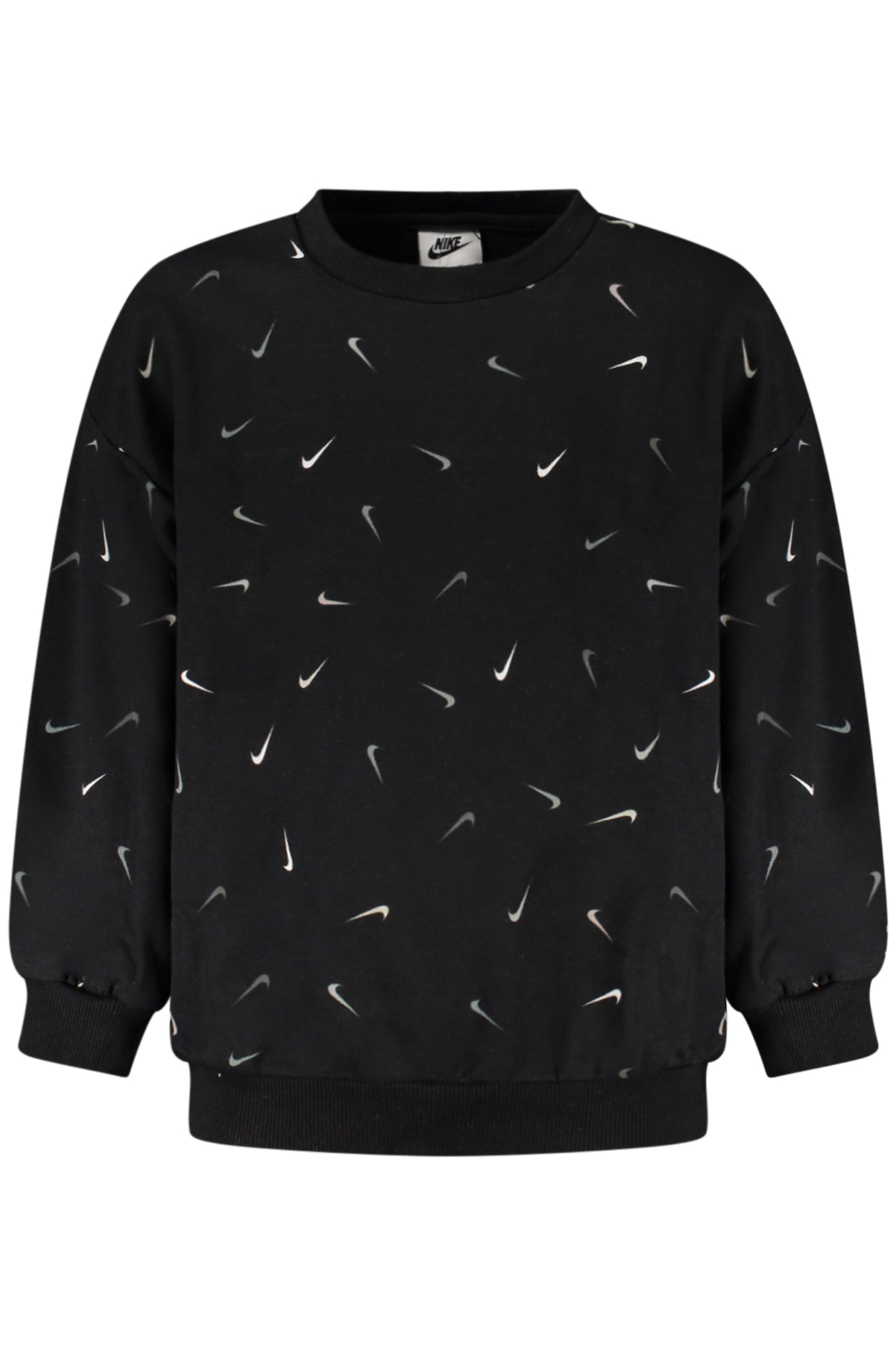 Nike Kinder-Sweatshirt Mädchen – Gebürstet mit Reißverschluss für Herbst/Winter Schwarz