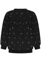 NIKE SCHWARZES KINDER-SWEATSHIRT MIT REISSVERSCHLUSS