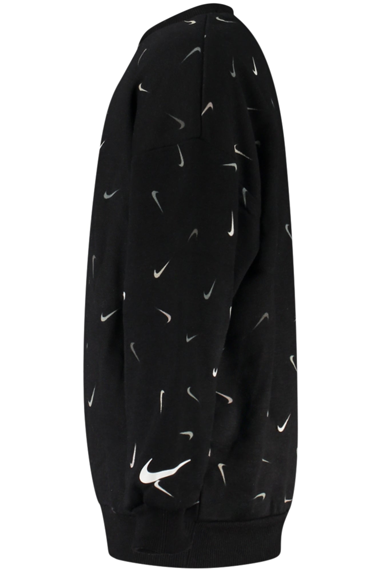Nike Kinder-Sweatshirt Mädchen – Gebürstet mit Reißverschluss für Herbst/Winter Schwarz