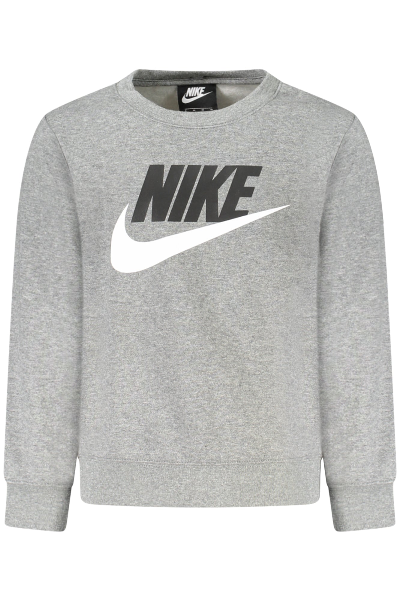 Nike Sweatshirt Junge – Schwarzes Kinder-Sweatshirt mit Reißverschluss für Herbst/Winter Grau