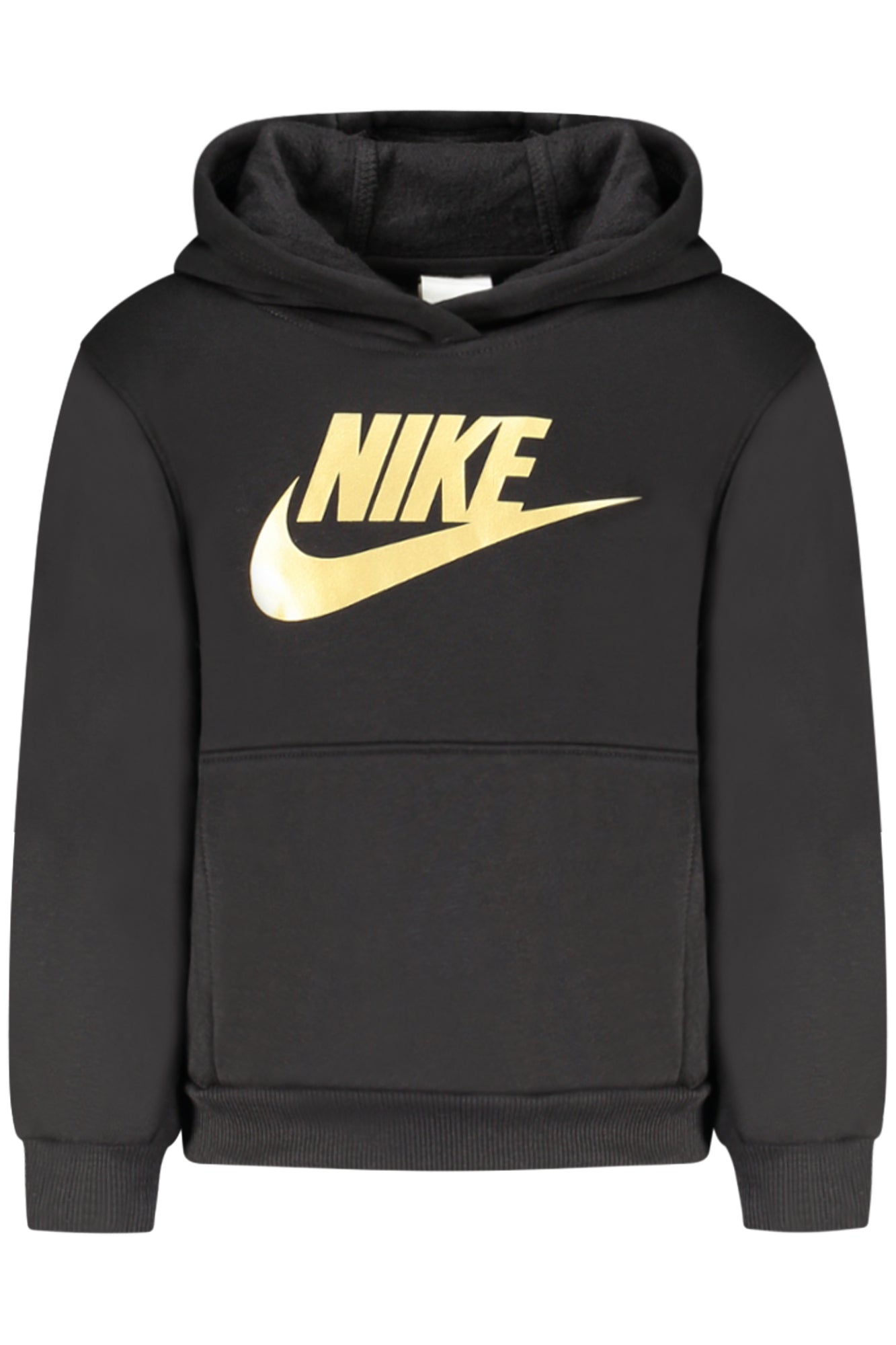 Nike Sweatshirt Kinder – Schwarzer Hoodie mit Reißverschluss für Jungen Schwarz