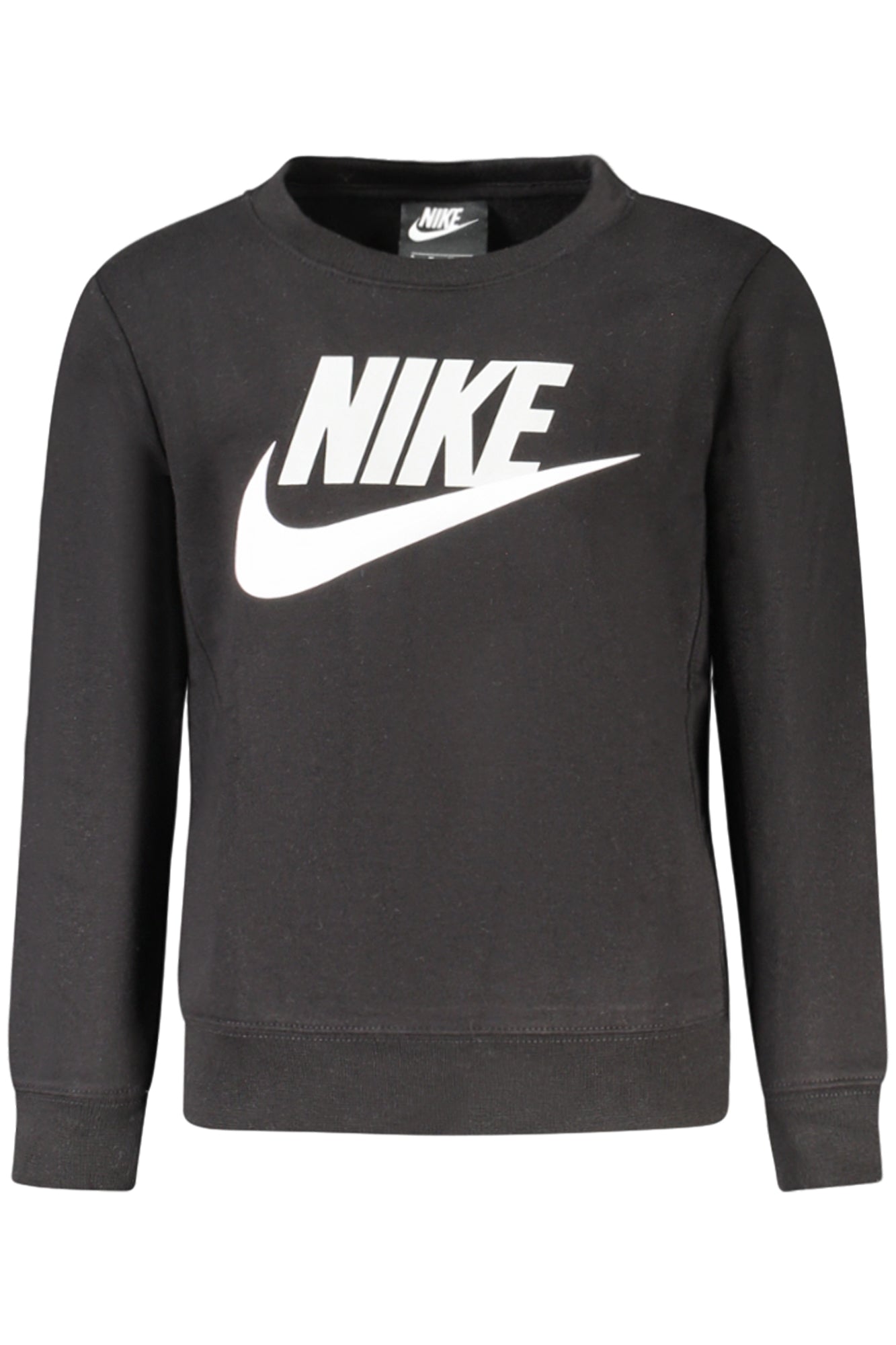 Nike Sweatshirt Junge – Schwarzes Kinder-Sweatshirt mit Reißverschluss für Herbst/Winter Schwarz