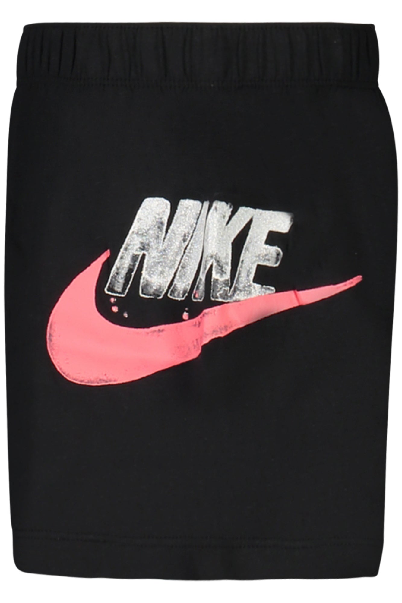 Nike Shorts Mädchen – Schwarze Baumwoll-Shorts mit elastischem Bund | soulluna.de Schwarz