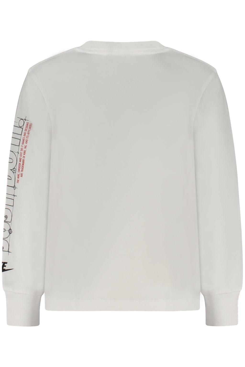 NIKE KINDER LANGARM-T-SHIRT, WEISS