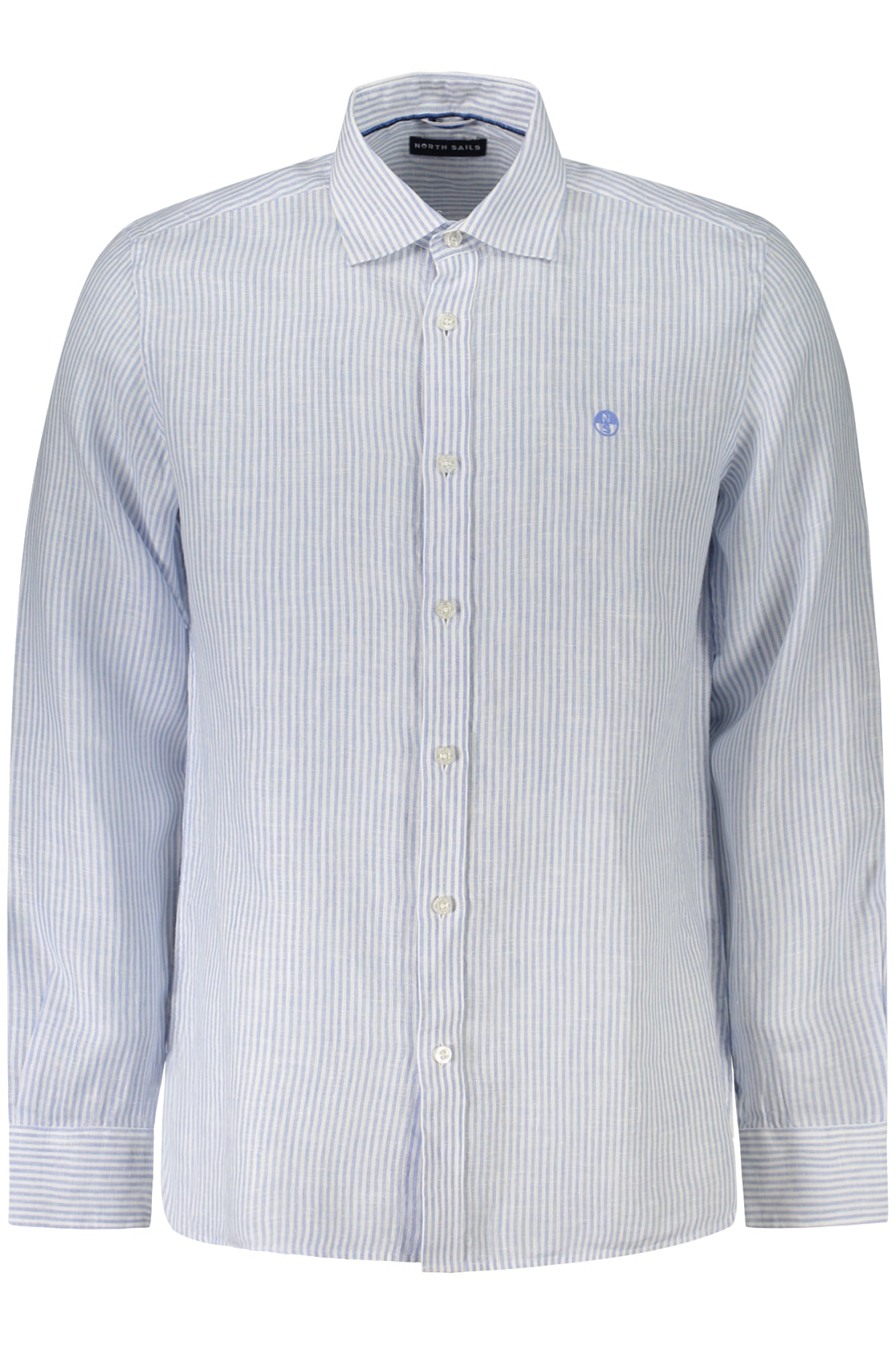 NORTH SAILS Langarmhemd Herren Beige – Leinenhemd mit französischem Kragen | soulluna.de Hellblau