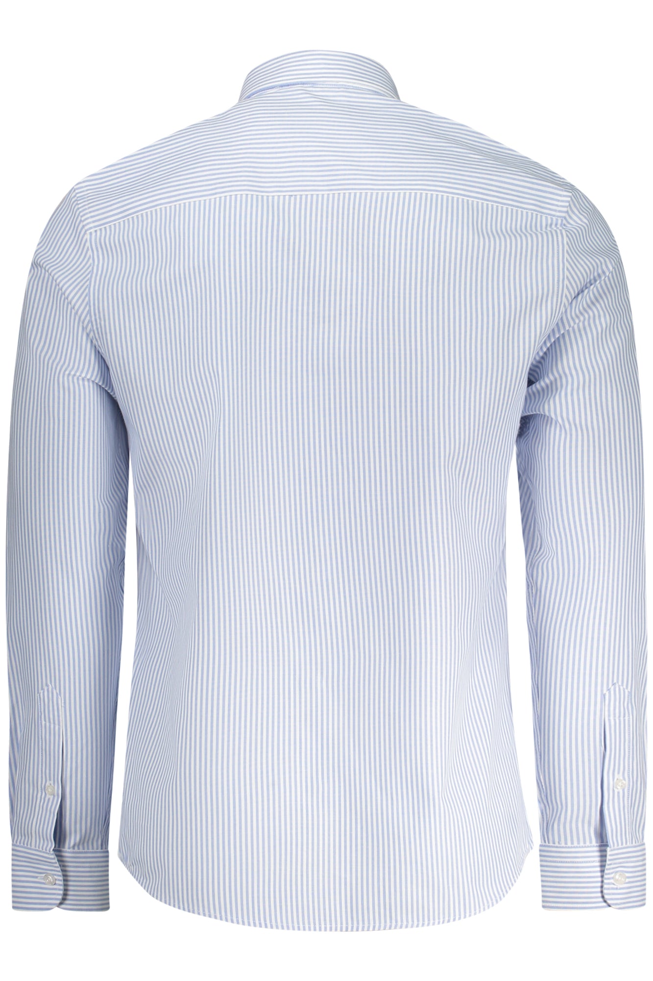 NORTH SAILS Herren Langarmhemd Blau – Gestreiftes Baumwollhemd für Frühjahr/Sommer Hellblau
