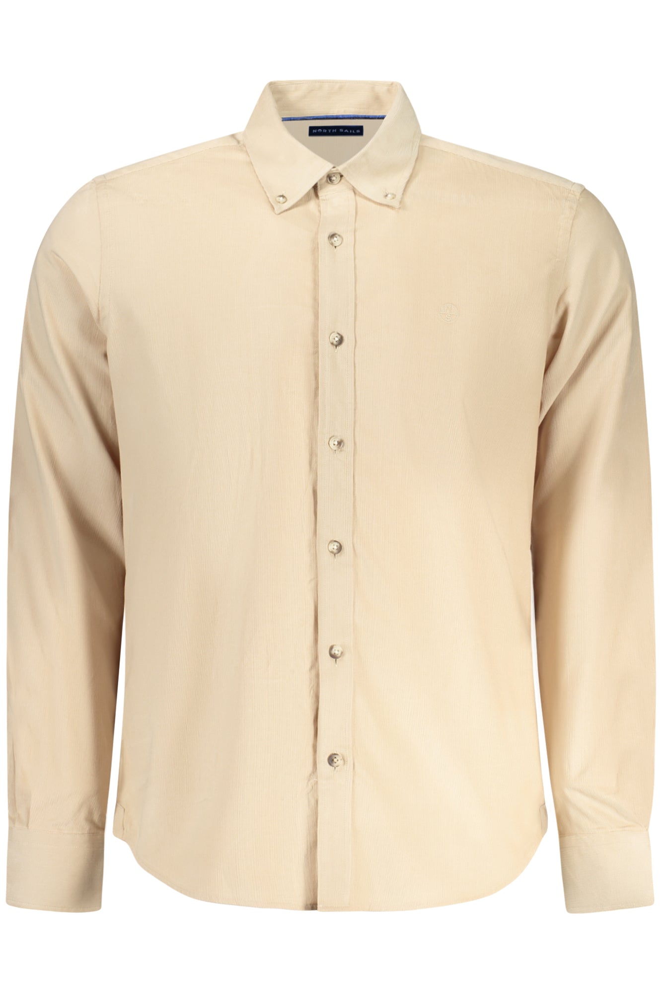 NORTH SAILS Herren Langarmhemd Beige – Ocean Positive Hemd aus 100% Baumwolle Beige