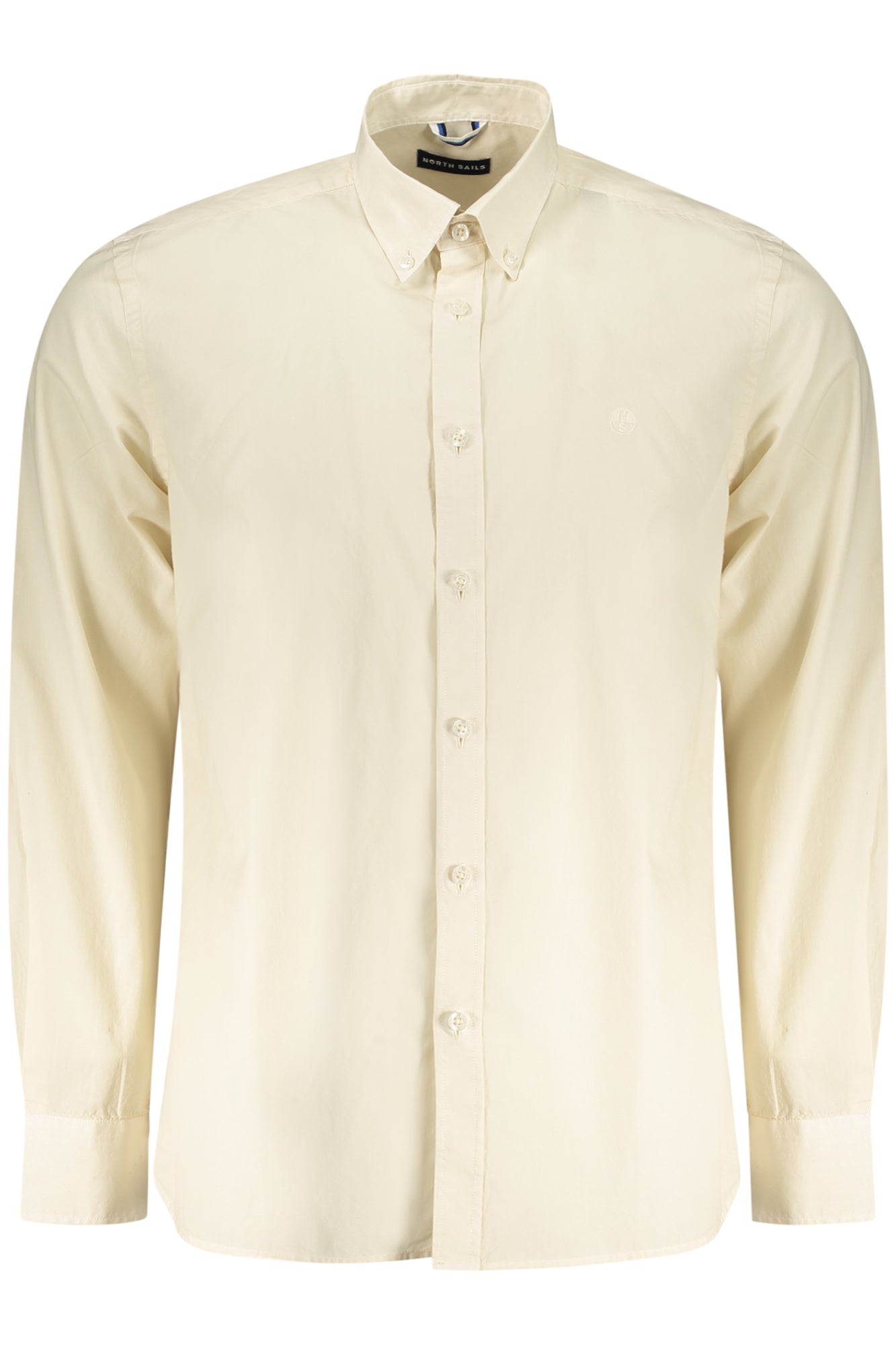 NORTH SAILS Langarmshirt Herren Grün – Button-Down Hemd aus 100% Baumwolle Beige