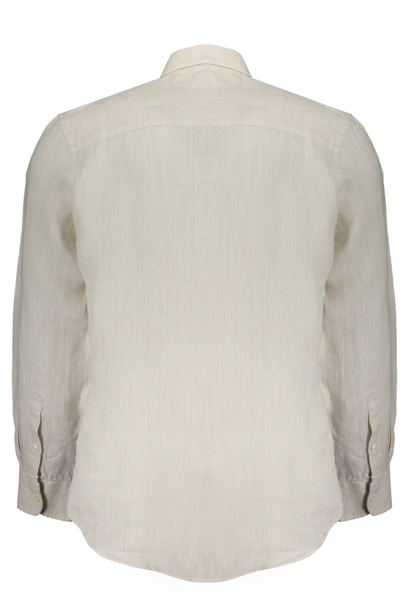 NORTH SAILS Langarmhemd Herren – Weißes Leinenhemd mit italienischem Kragen Beige