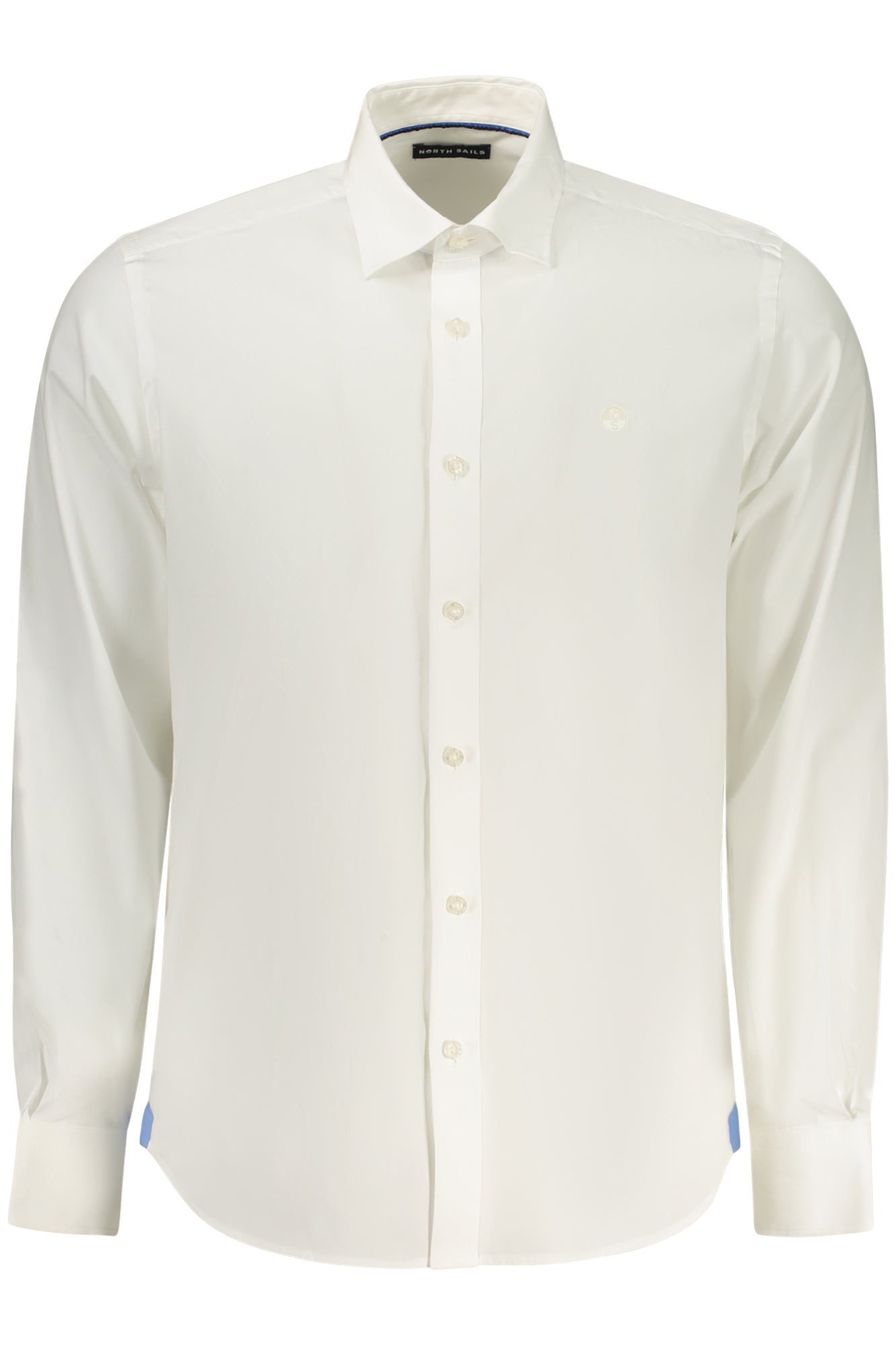 NORTH SAILS Herren Langarmhemd Weiss – Ocean Positive Hemd mit Elastan Weiß