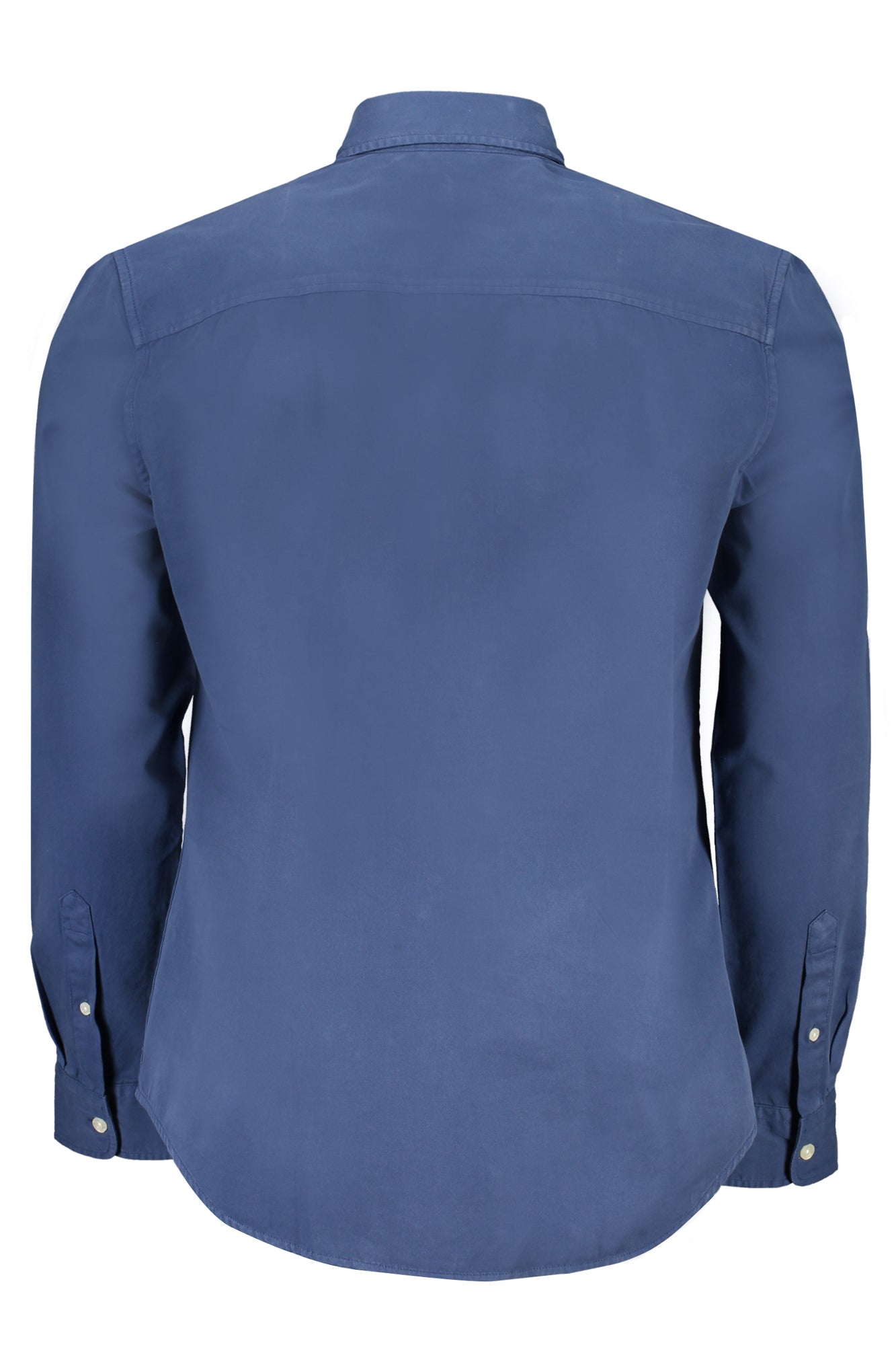 NORTH SAILS Herren Langarmhemd Blau – Regular Fit aus Bio-Baumwolle Blau