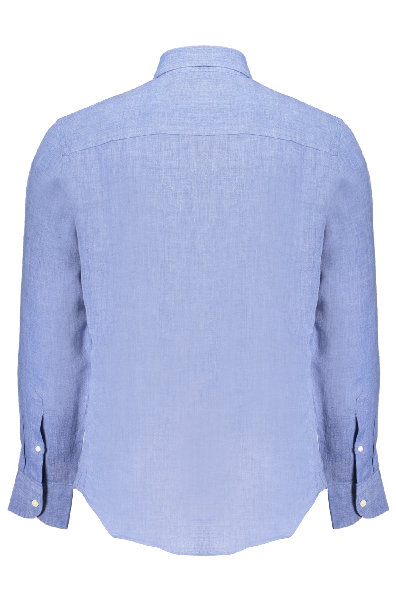 NORTH SAILS Langarmhemd Herren – Weißes Leinenhemd mit italienischem Kragen Blau