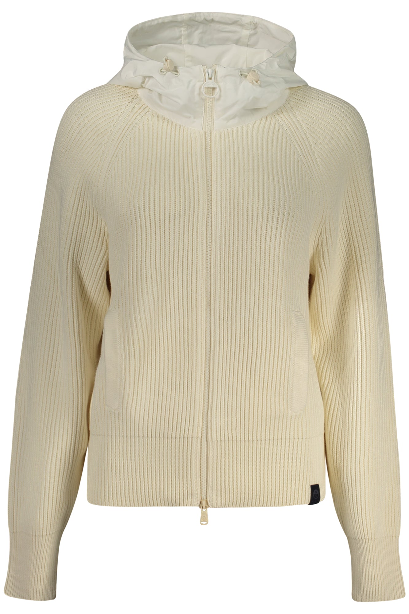 NORTH SAILS Damen-Scardigan Blau – Kapuzen-Strickjacke für Herbst/Winter Weiß