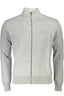 NORTH SAILS Herren-Cardigan Grau – Stehkragen mit Logo-Stickerei aus Bio-Baumwolle Grau
