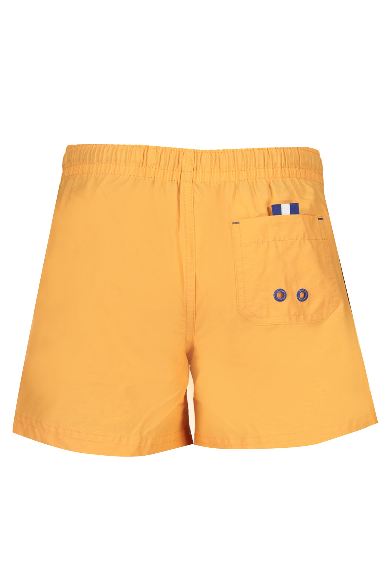 NORTH SAILS Badehose Junge – Blaues Schwimmboxer-Set mit Kontrastdetails Orange