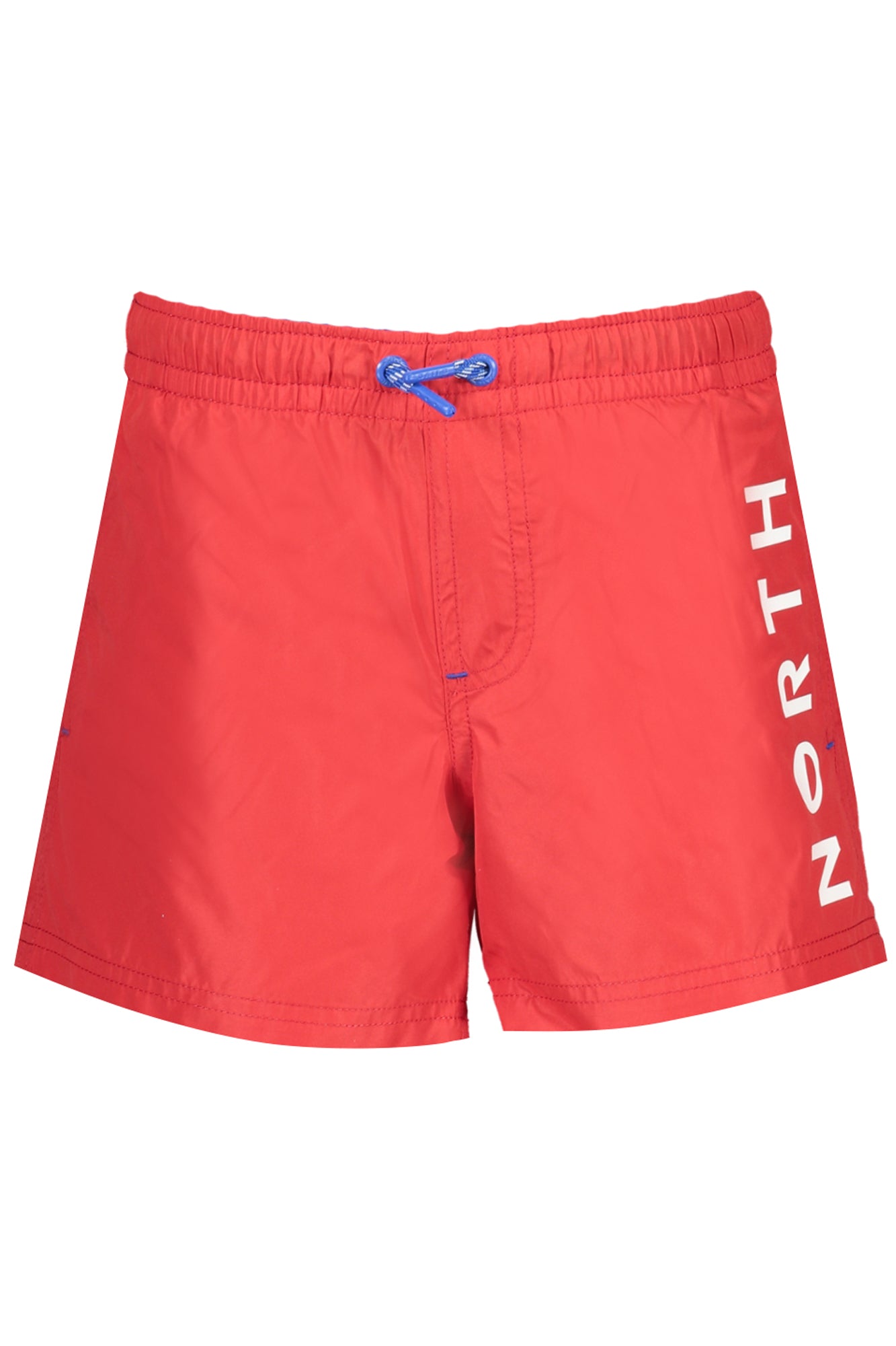 NORTH SAILS Badehose Junge – Blaues Schwimmkostüm mit Logo-Print Rot
