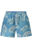 NORTH SAILS Badeanzug Herren Blau – Gemusterte Badeboxershorts mit Ocean Positive Hellblau