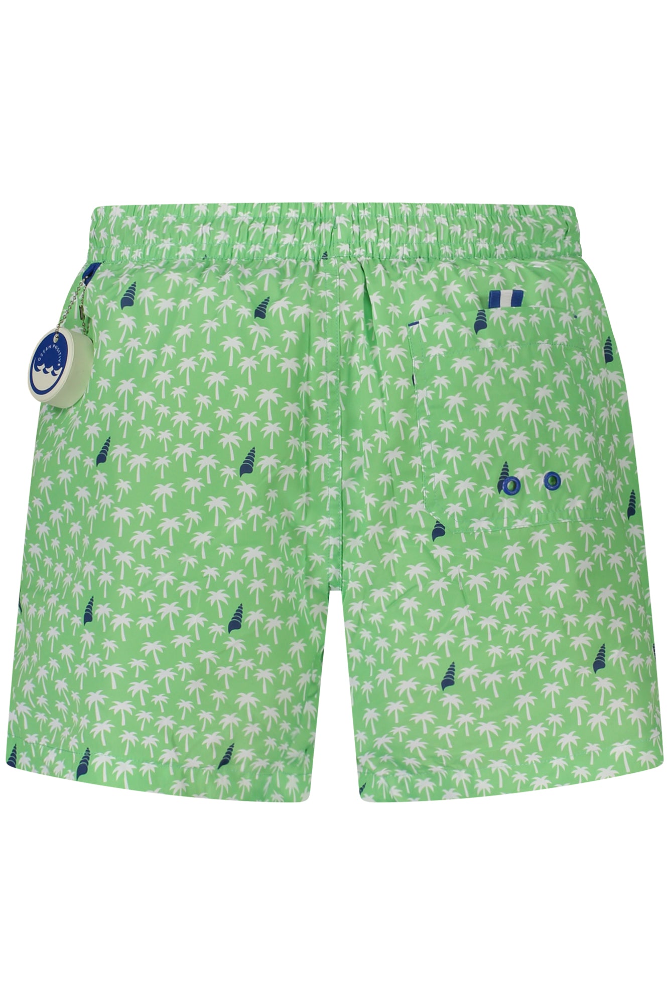 NORTH SAILS Badeanzug Herren Unten Blau – Badeboxershorts mit Ocean Positive Grün