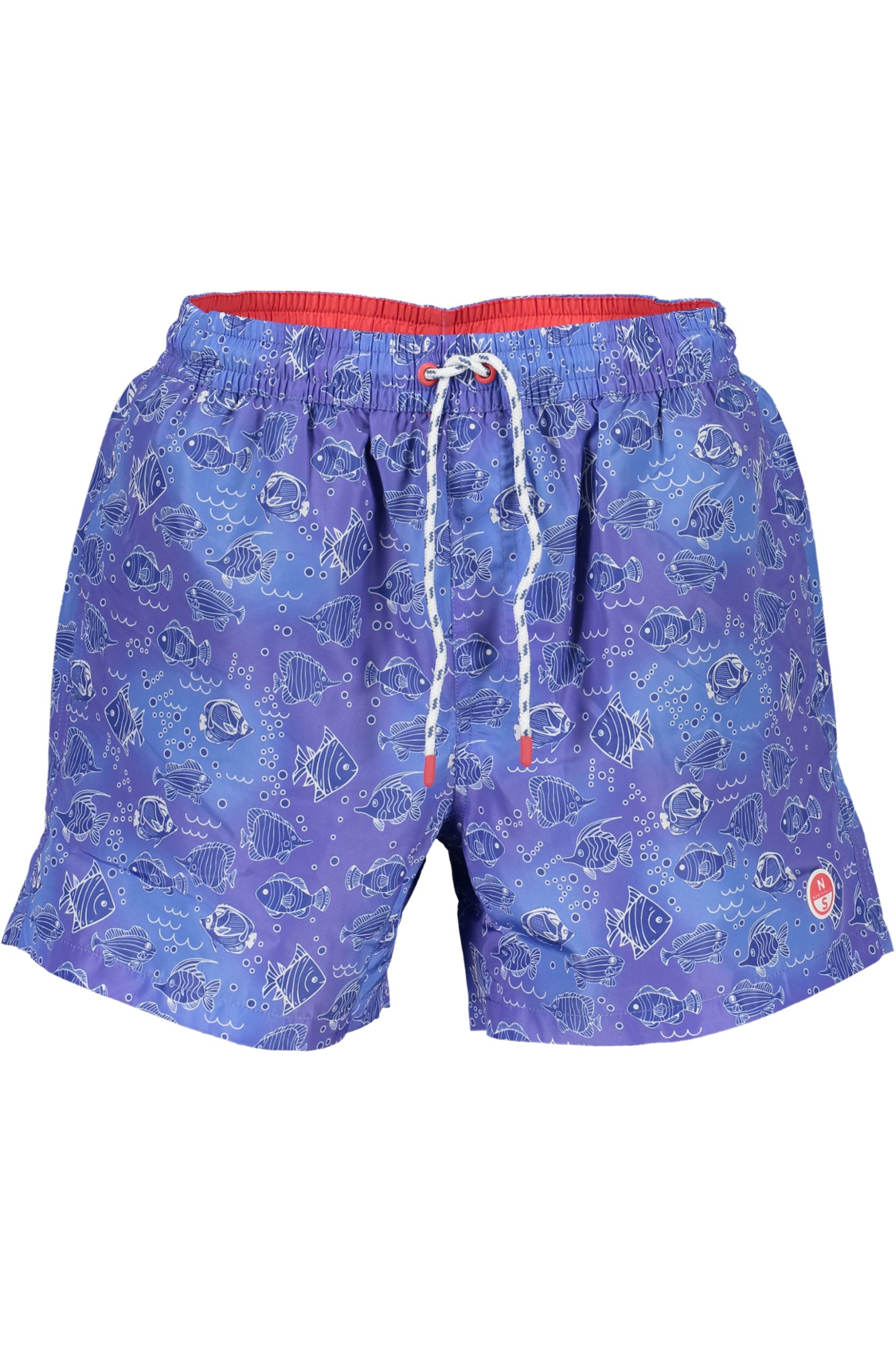 NORTH SAILS Badeanzug Herren – Blaues Schwimmkostüm aus recycelten Materialien Violett
