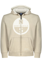 NORTH SAILS KINDER-SWEATSHIRT, BEIGE, MIT REISSVERSCHLUSS